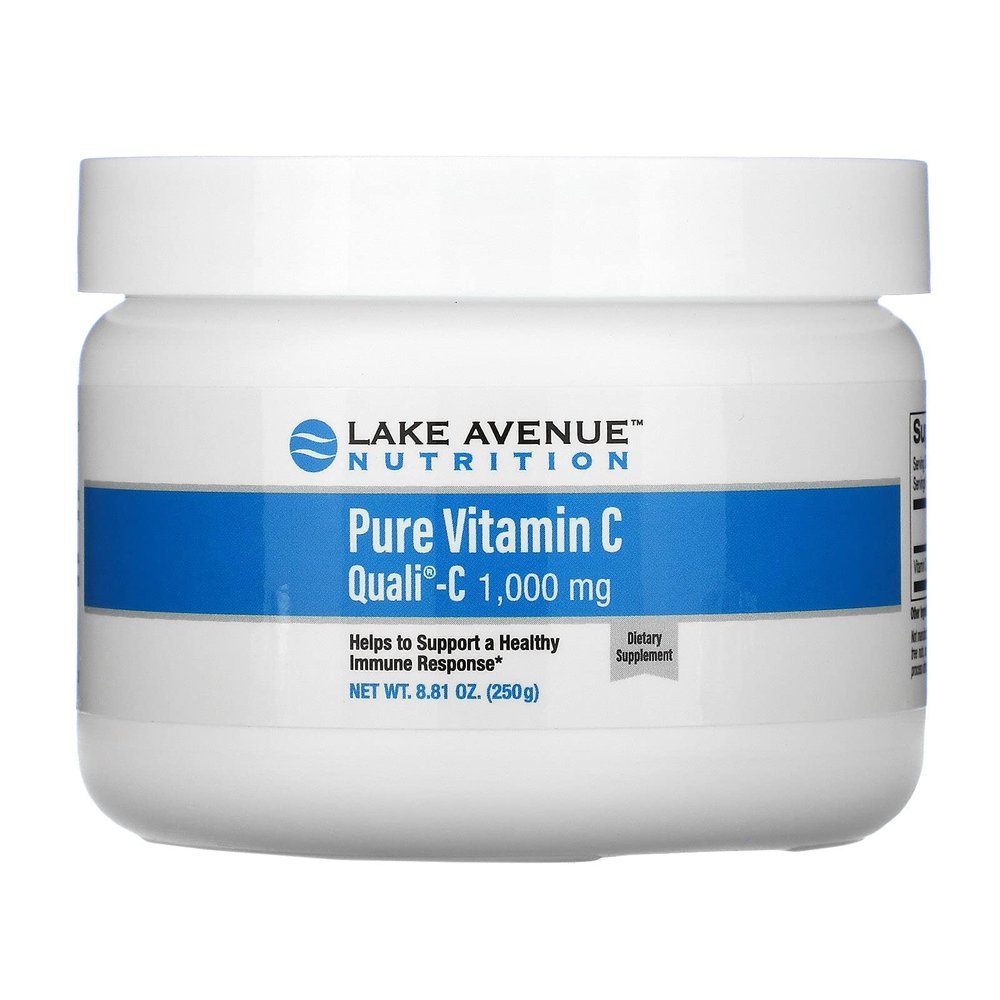 Vitamin C Powder by Lake Avenue Nutrition - Featuring Quali-C Ascorbic Acid - Immune Support - Promotes Healthy Immune Response - Vegan Friendly - Gluten Free, Non-GMO - 1,000 mg - 8.81 oz