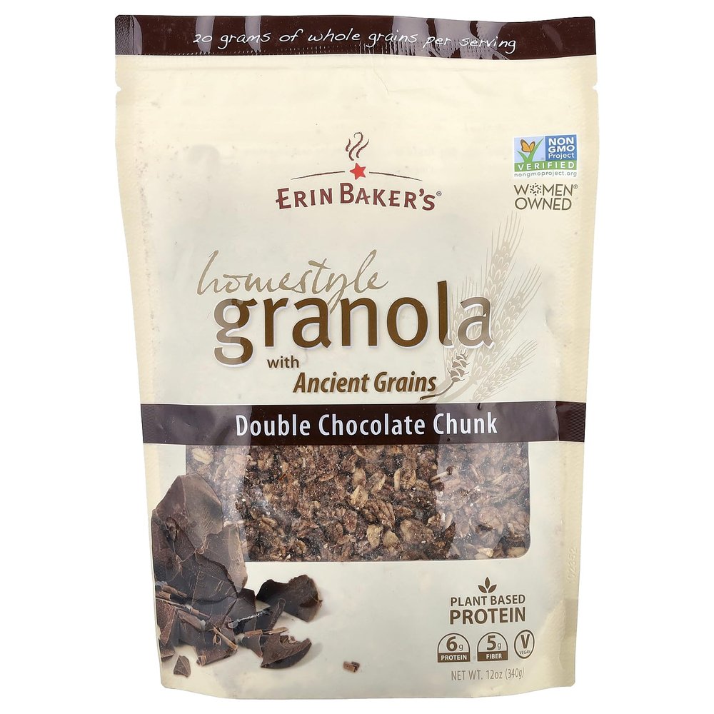 Erin Baker's Homestyle Granola Double Chocolate Chunk - 12 oz