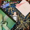 2LB Crinkle Paper Filler, Shredded Paper for Gift Baskets for Gift Box, Wrapping & Basket Filling for Christmas, Halloween Decorations (Blue & Gold) view 4