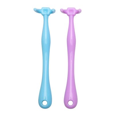 YaPoola Design NO-Waste Dental Floss Handle for Adults and Kids Teeth Cleaning Reusable Flosser 2 Counts