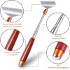 Aznrszy Extendable Back Scratcher - 24Inch Wooden Handle Massage Roller, Extra Wide 15-Teeth Claw, Sturdy Steel Hand Massager for Men, Women & Adults view 3