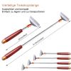 Aznrszy Extendable Back Scratcher - 24Inch Wooden Handle Massage Roller, Extra Wide 15-Teeth Claw, Sturdy Steel Hand Massager for Men, Women & Adults view 4
