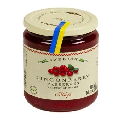 Tirrito Hafi Swedish Lingonberry Preserves, 14.1 Ounce (Pack of 4) - 3 Set