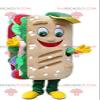 SPOTSOUND REDBROKOLY Mascot giant sandwich with bread and raw vegetables view 1