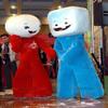 SPOTSOUND 2 marshmallow REDBROKOLY Mascots of sugar cubes view 1