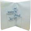 Designer Greetings Sparkling White Dove on Blue 3D Pop Up Rosh Hashanah/Jewish New Year Card for Children view 2