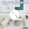 ITTAHO Floor Scrub Brush - 2 in 1 Deck Scrub Brush with Long Handle for Tile, Deck, Patio, Marble, Garage, Wall, Kitchen, Bathroom view 4