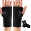 2 Pieces Carpal Tunnel Wrist Brace for Night Wrist Sleep Supports Splints Stabilizer and Hand Brace Cushioned to Help with Carpal Tunnel Pain Relief Universal Adjustable Fit(Classic Style,Black) view 1