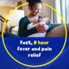 Advil Junior Strength Chewable Ibuprofen Pain Reliever and Fever Reducer, Children's Ibuprofen for Pain Relief, Grape - 24 Tablets (Pack of 3) view 2