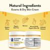 ECZEMA HONEY Original Skin-Soothing Cream - Organic Hand & Body Eczema Relief - Natural Honey Lotion for Dry, Itchy, & Irritable Skin (4 Oz) view 2