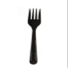 EcoQuality Plastic Heavy Duty Black Forks - Premium Heavy Weight Disposable Cutlery, Recyclable, Meal Kit, Takeout - Great for Parties, Office, BBQ, Party Supplies, Restaurants and Togo (2000) view 4