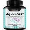 Alpha GPC Choline Supplement 600mg, 99%+ Highly Purified, Highly Bioavailable Source of Choline,180 Veggie Capsules, Cognitive Enhancer Nootropic, Supports Memory & Brain Function, Boosts Focus & Mood view 1
