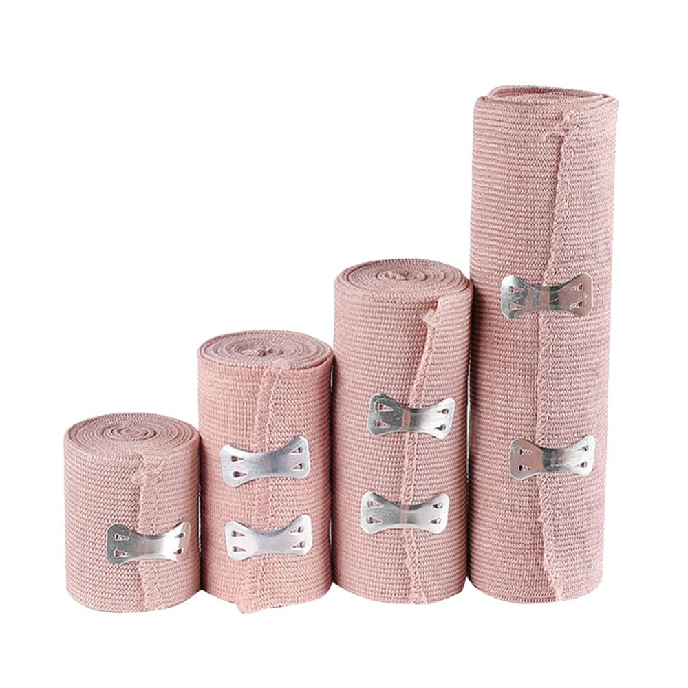 Beaupretty 4pcs Elastic Wrap Breathable Compression for Sports Injuries Flexible Support for Joints and Sprains Multiple