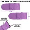 Cold Therapy Stocks Reusable Gel Frozen Stockings Slippers for Feet Heels Injures Swellin Chemotherapy Pain Relief for Ankle view 3