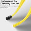 AKOAK 1 Set Soft Silicone Double Head Ear Scoop Helix Ear Rod 360-Degree Rotary Scrubber Ear Cleaning Tool is Suitable for Dry and Oily Earwax view 2