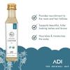 ADI Organic Castor Oil 8.8 fl oz 100% Pure, Hexane Free, Cold Pressed, Glass Bottle for patches, Face, Hair Growth, Skin, Eyelashes view 4