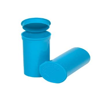 225 Pack Empty Pill Bottles with Pop Top Caps, Medicine Containers, Prescription Vials with Lids, Pop Top Bottles, Flip Top Caps, Empty Vials, Pill Organizer.(19 Dram, Aqua)