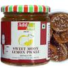 Add me Sweet Lemon Pickle 200gm Without Oil khatta meetha Nimbu Ka achar Glass jar view 3