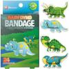 BioSwiss Bandages, Dino Shaped Self Adhesive Bandage Set, Latex Free, Sterile Wound Care, 24 Count view 1