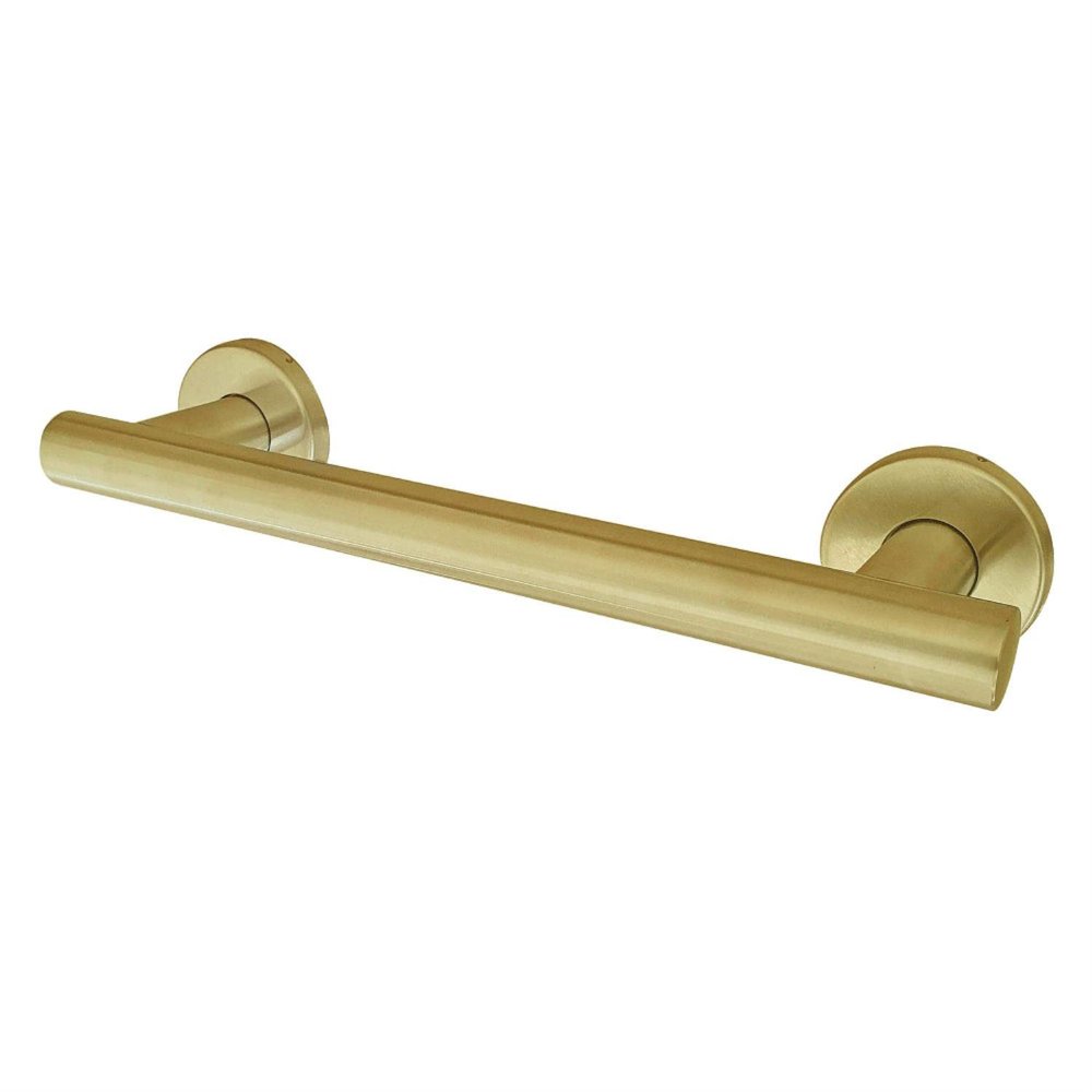 Kingston Brass GBS1412CS7 Berwyn 12-Inch x 1-1/4-Inch O.D. Stainless Steel Grab Bar in Brushed Brass