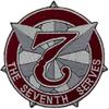 7th Medical Brigade"The Seventh Serves" Patch view 1