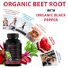 Blossom Nature Organic Beet Root Powder 1350mg with Black Pepper-Nitric Oxide Booster, Digestive System, Athletic Performance-120 Tablets,675mg of Organic Beet Powder per Tablet view 4