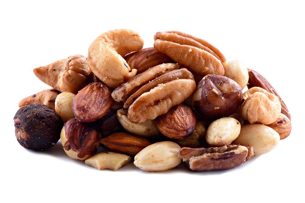 Deluxe Mixed Nuts Roasted Salted 25lbs Case  Bulk Trail Mix