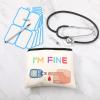 2 Pieces Diabetic Supplies All My Diabetes Funny Organizer Travel Bag Canvas Bag Diabetic Emergency Canvas Bag Toiletry Make up Zipper Pouch Case for Women Grandma Grandpa Mom Dad Christmas Presents view 4