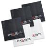 PPF&TINTS Silk Microfibre Cleaning Cloths, Multifunctional Reusable Anti-Scratch, Cleaning Cloths, 30cm X 30cm Lint Free Washable Cloth 3 Black and 2 White - Pack of 5 view 1