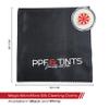 PPF&TINTS Silk Microfibre Cleaning Cloths, Multifunctional Reusable Anti-Scratch, Cleaning Cloths, 30cm X 30cm Lint Free Washable Cloth 3 Black and 2 White - Pack of 5 view 4
