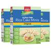 Only Kosher Candy Ultra-Thin Original Wholegrain Brown Gluten Free Rice Cakes Minis with Natural Ingredients | Kosher Certified Non-GMO, Pack of 3 view 1