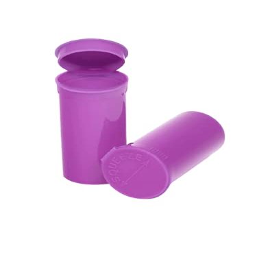 315 Pack Empty Pill Bottles with Pop Top Caps, Medicine Containers, Prescription Vials with Lids, Pop Top Bottles, Flip Top Caps, Empty Vials, Pill Organizer.(13 Dram, Grape Purple)