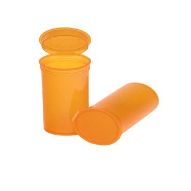 315 Pack Empty Pill Bottles with Pop Top Caps, Medicine Containers, Prescription Vials with Lids, Pop Top Bottles, Flip Top Caps, Empty Vials, Pill Organizer.(13 Dram, Amber)