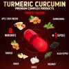 8 in 1 Turmeric Curcumin + Apple Cider Vinegar Capsules, 3 Month Supply with Ashwagandha, Ginger, Garlic Bulb, 95% Standardized Curcuminoids, Joint & Absorption Support view 3