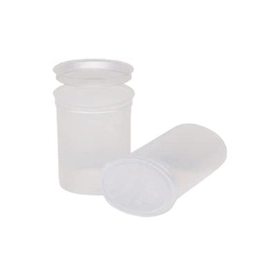 225 Pack Empty Pill Bottles with Pop Top Caps, Medicine Containers, Prescription Vials with Lids, Pop Top Bottles, Flip Top Caps, Empty Vials, Pill Organizer.(19 Dram, Clear)