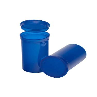 225 Pack Empty Pill Bottles with Pop Top Caps, Medicine Containers, Prescription Vials with Lids, Pop Top Bottles, Flip Top Caps, Empty Vials, Pill Organizer.(19 Dram, Blue)