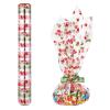 Christmas Cellophane Wrap Roll| 2. 5 Mil Thickness Santa Claus Wrap Cellophane Cello Rolls Flower Fruit Baskets (3000x40cm) view 1