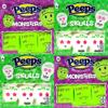 Halloween Skull and Monsters Marshmallow Candy Fun Shaped Marshmallows, Green Frankenstein Monster Candies and White Sugar Skulls, 6 Count, Pack of 4 view 1