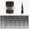 100 Pieces Resealable Mylar Bags, Stand Up Smell Proof Bags with Matte Window, Zipper Lock Foil Pouch Packaging (Black, 3.5 X 5.1 Inch) view 2