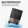 100 Pieces Resealable Mylar Bags, Stand Up Smell Proof Bags with Matte Window, Zipper Lock Foil Pouch Packaging (Black, 3.5 X 5.1 Inch) view 4