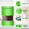 100 Pieces Resealable Mylar Bags, Stand Up Smell Proof Bags with Matte Window, Zipper Lock Foil Pouch Packaging (Green, 4 X 6 Inch) view 4