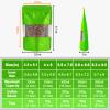 100 Pieces Resealable Mylar Bags, Stand Up Smell Proof Bags with Matte Window, Zipper Lock Foil Pouch Packaging (Green, 3.5 X 5.1 Inch) view 2