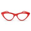 2SeeLife Premium Cat Eye TR-90 Reading Glasses for Women  NarrowMedium Fit, Sturdy Frame, Spring Hinges, Stylish Readers, Red, +1.50 view 1