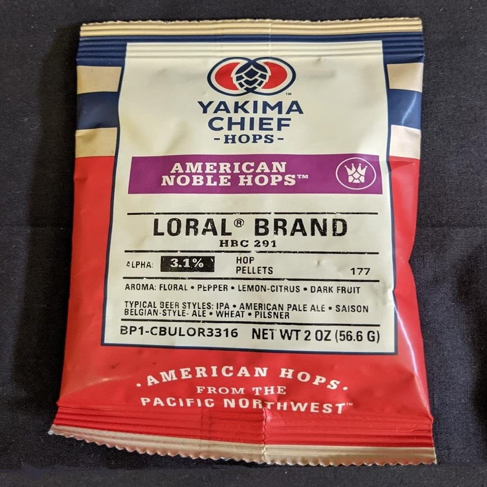 LORAL American Noble Hops 2oz HBC291R ~ LOW ALPHA 3.1% for Pilsner Klsch Blonde Saison and Sours