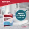 Leader Sheer Adhesive Bandage Pads, Packs ofBlends with Skin, Highly Absorbent Non-Stick Pad, for First aid and Wound Care Protection, Compare to Band-Aid, All one Size 3/4" x 4", 40 ct. view 4