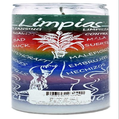 12 PCS Candle Cleansing 7 Colors- LIMPIAS 7 Colores Burn TIME 120 Hours
