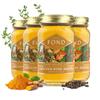 FOND Regenerative Pasture-Raised Chicken Bone Broth Infused with Organic Turmeric & Black Pepper  Slow-Simmered Chicken Broth for Rich Flavor, Nutrient-Dense, Artisan Quality  14 oz (4-Pack) view 1