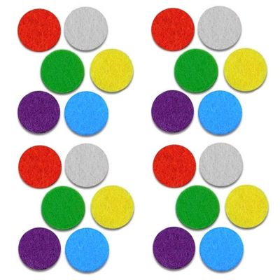 24 Washable Felt Pads for Essential Oil Diffuser Lockets (lockets Sold Separately)
