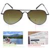 2 Pairs Aviator Nearly Invisible Line Bifocal Reading Sunglasses UV400 Protection Outdoor Sport Sun Readers Blue Light Blocking Glasses for Men Women Safety Driving Safety Eyeglasses Shades Eyewear view 3