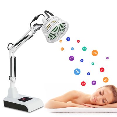 Leawell 2-in 1 TDP Far Infrared Mineral Heat Lamp Acupuncture Therapy Light Desktop Therapeutic Lamps for Healing Body Arthritis Chronic Pain Relief, Sleep, Wound